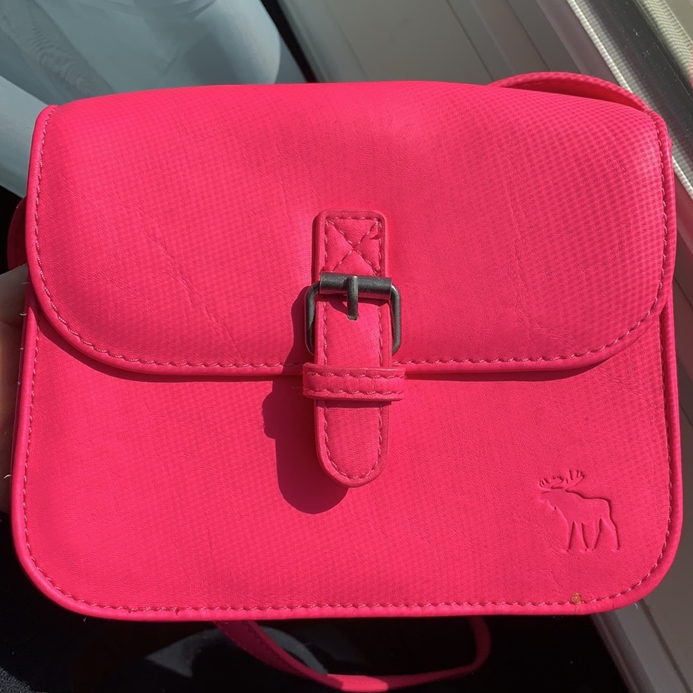 Abercrombie and Fitch Hot Pink Crossbody Bag